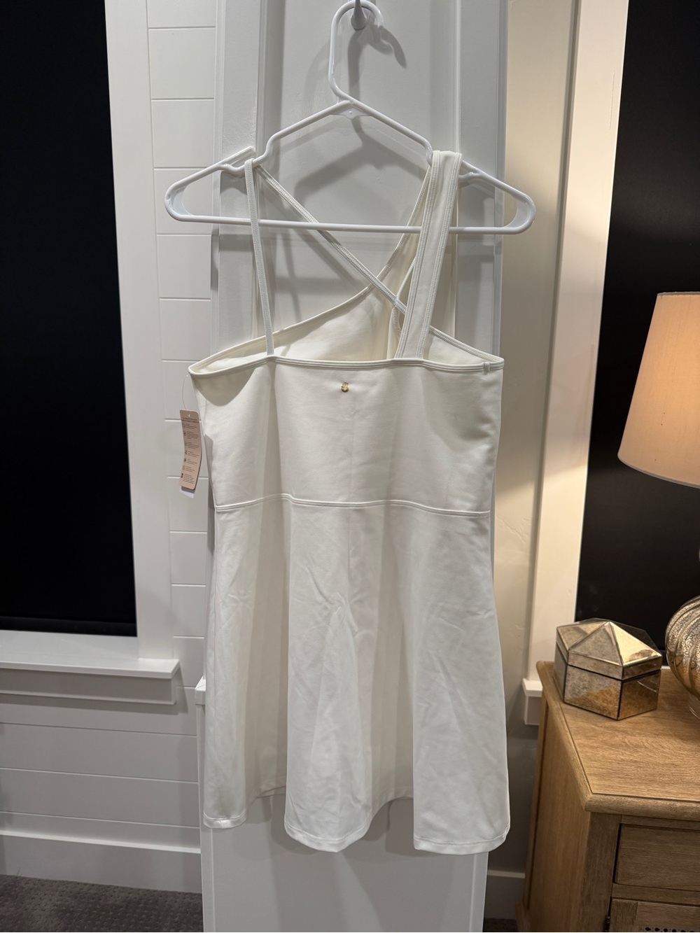 NWT Spiritual Gangster Kaci Asymmetric Active Dress White Size L - Picture 5 of 5